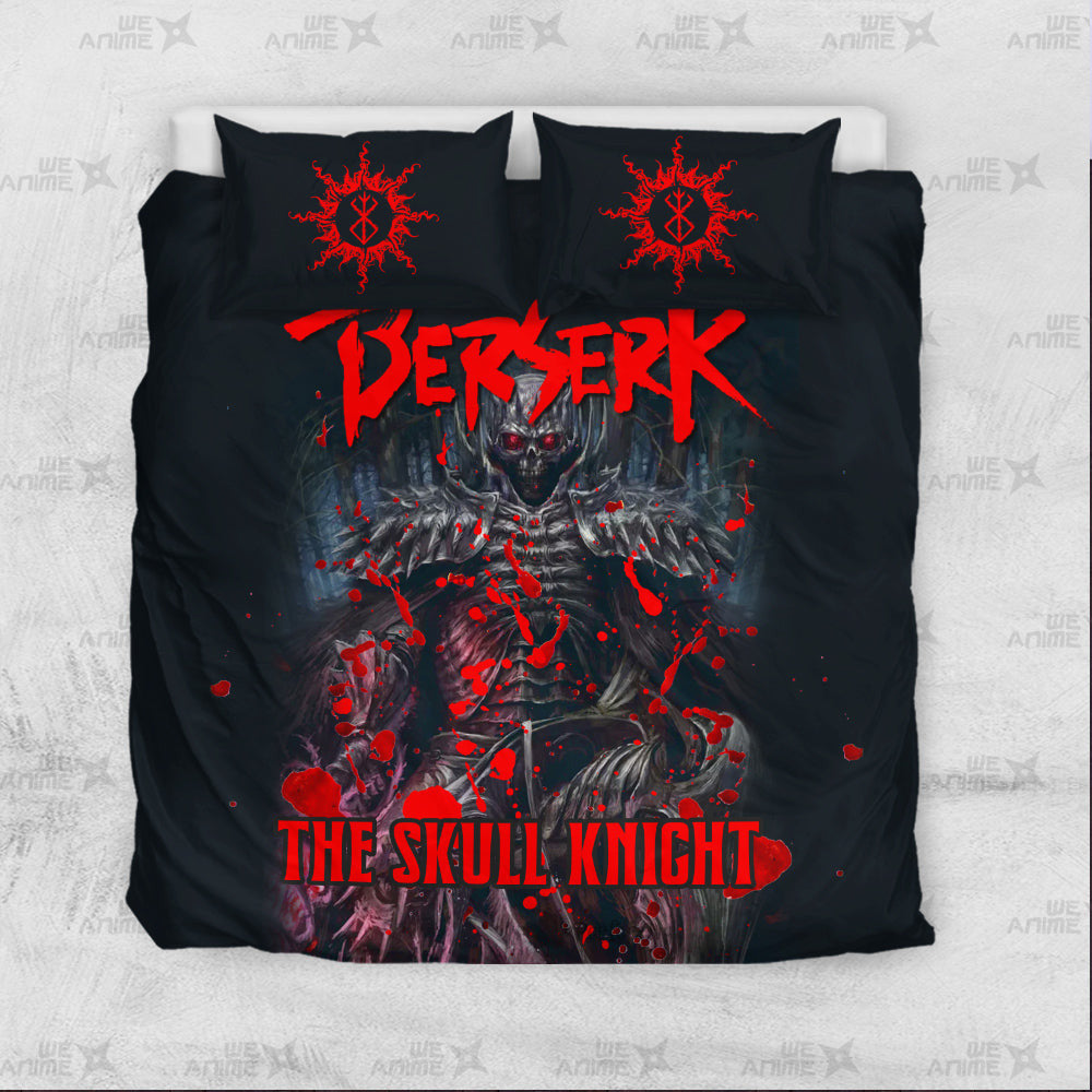 The Skull Knight Bedding Set Custom Berserk