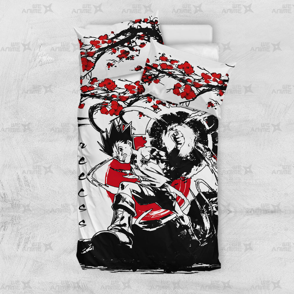 Gon Freecss Japanese Edition Bedding Set Anime Room