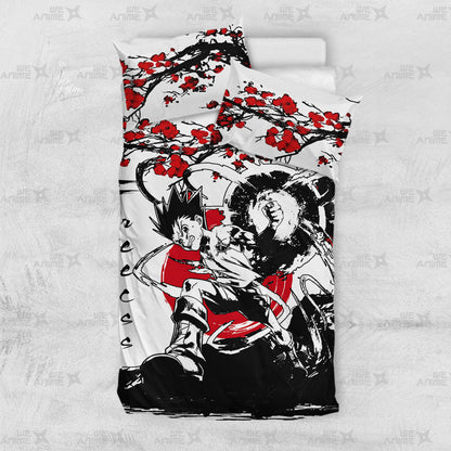 Gon Freecss Japanese Edition Bedding Set Anime Room