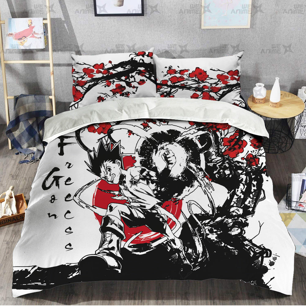 Gon Freecss Japanese Edition Bedding Set Anime Room