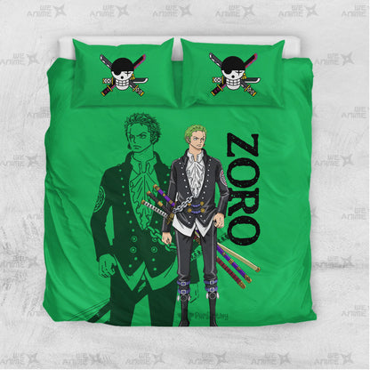Zoro Bedding Set Custom Red Anime Home Decor