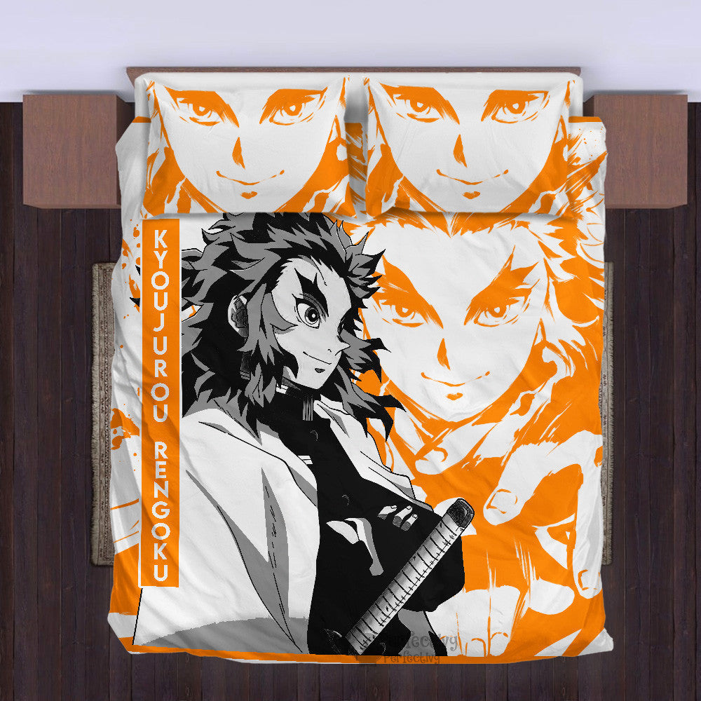 Kyoujurou Rengoku Bedding Set Custom