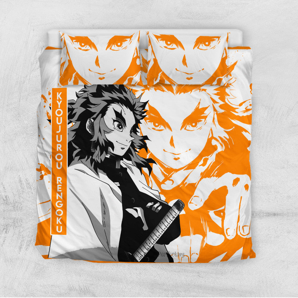 Kyoujurou Rengoku Bedding Set Custom