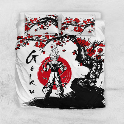 Goku SSJ Bedding Set Custom Japan Style Anime