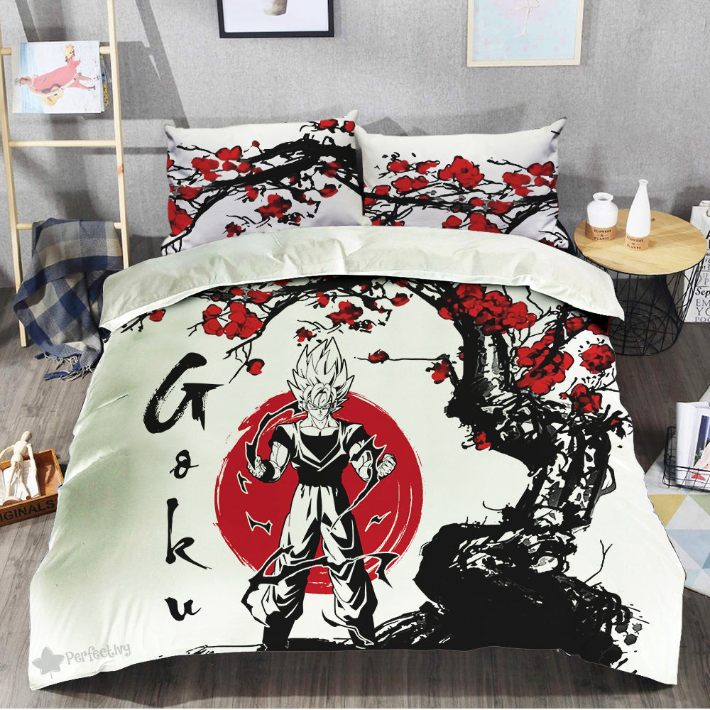 Goku SSJ Bedding Set Custom Japan Style Anime
