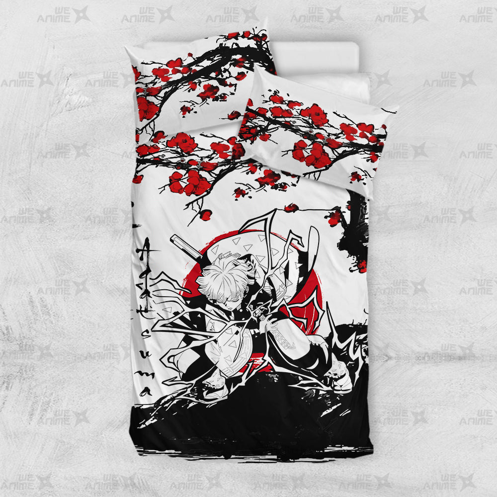 Zenitsu Agatsuma Japanese Edition Bedding Set Anime Room