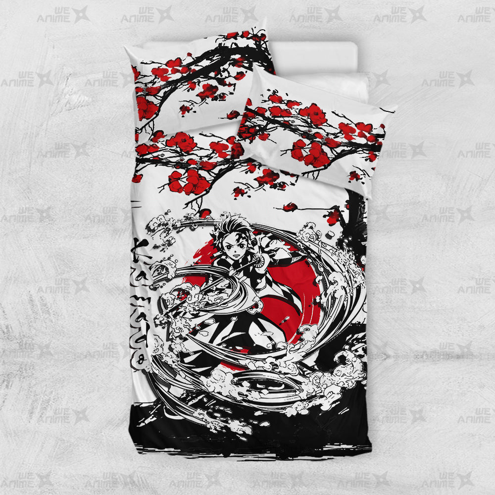 Tanjirou Kamado Japanese Edition Bedding Set Anime Room