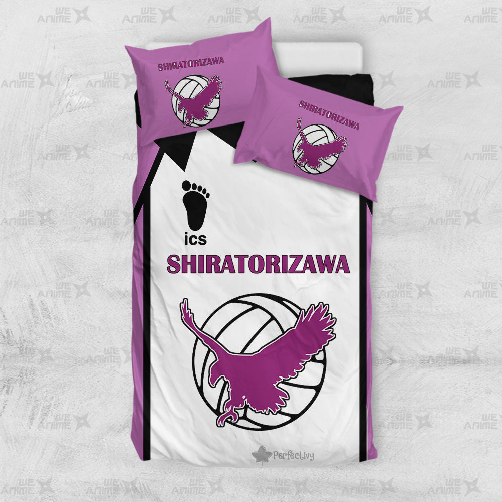 Shiratorizawa Bedding Set Custom Haikyuu