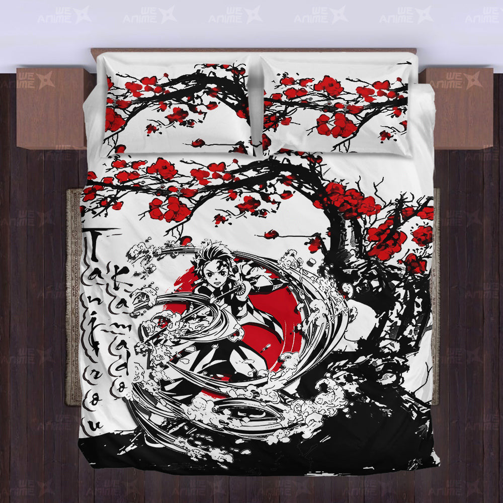 Tanjirou Kamado Japanese Edition Bedding Set Anime Room