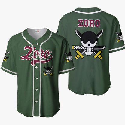 Roronoa Zoro Jolly Roger Baseball Jersey