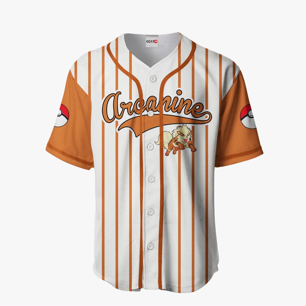 Arcanine Baseball Jersey