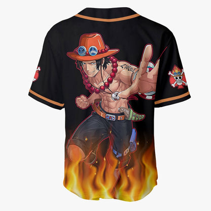 Portgas D Ace Baseball Jersey OP