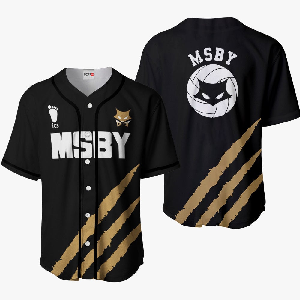 MSBY Baseball Jersey Black