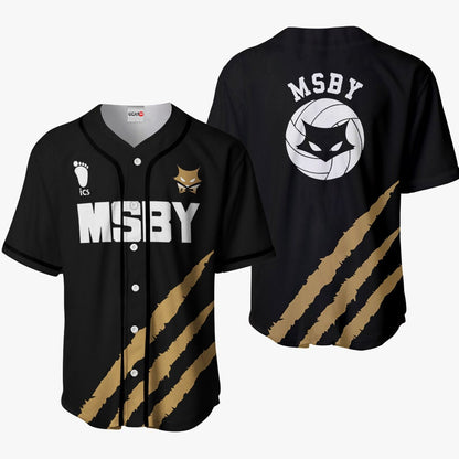 MSBY Baseball Jersey Black