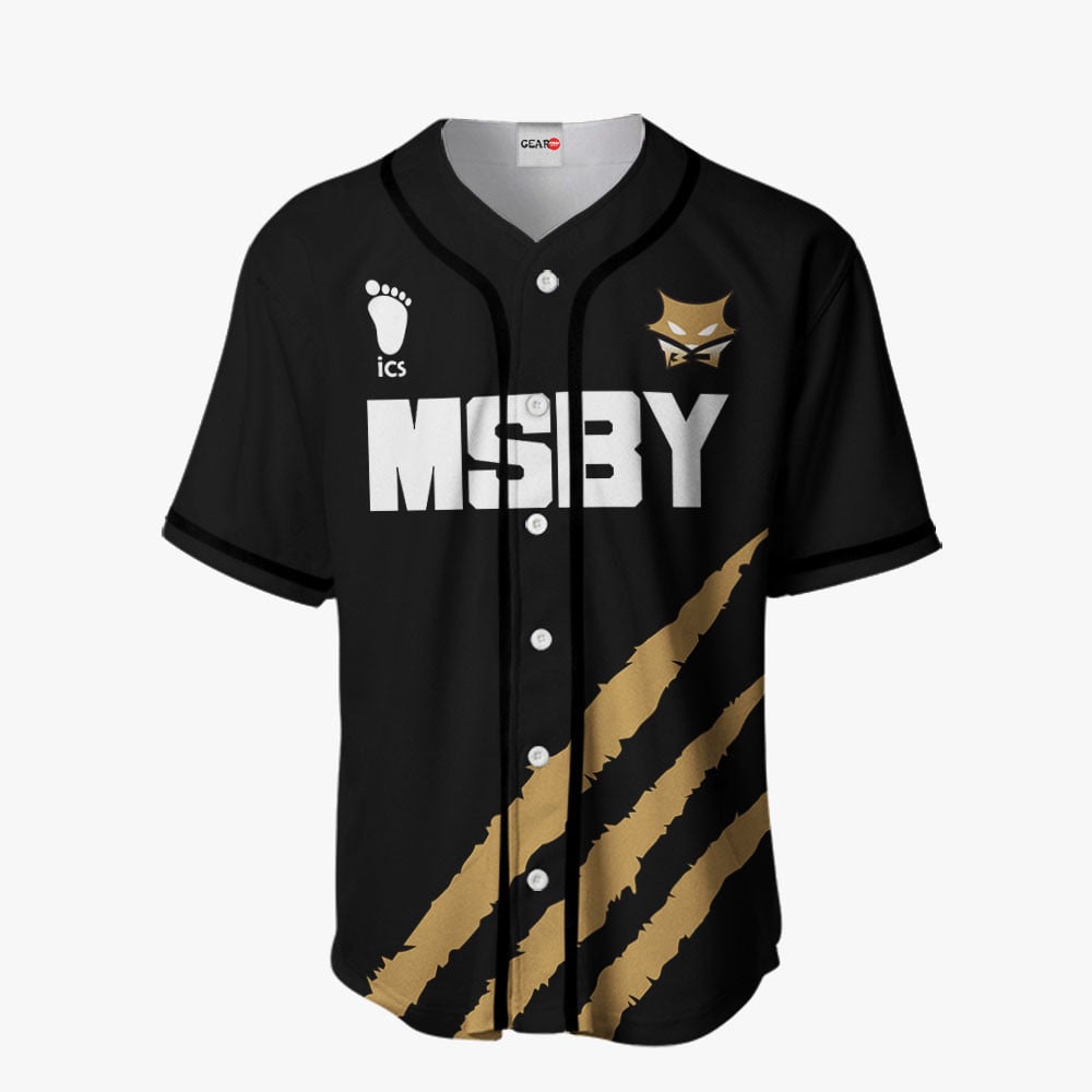 MSBY Baseball Jersey Black