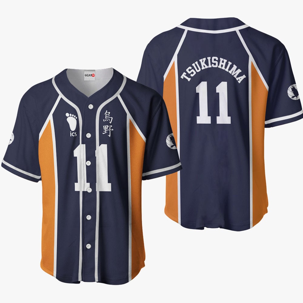 Kei Tsukishima Baseball Jersey