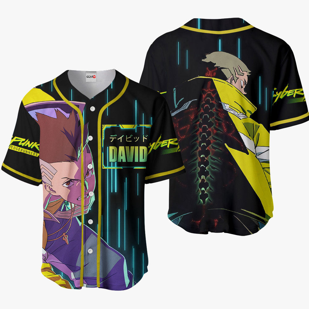 Cyberpunk David Martinez Baseball Jersey