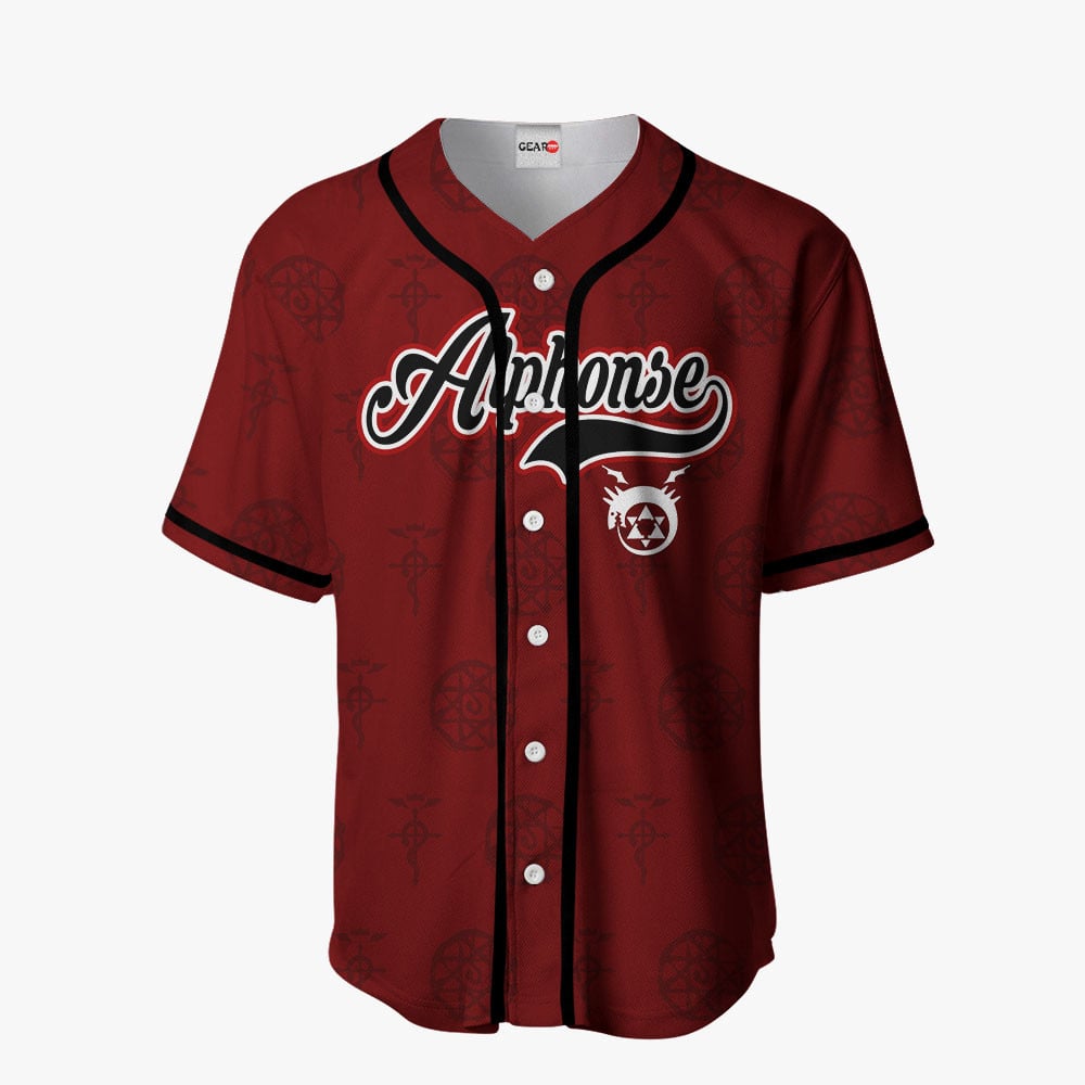 Alphonse Elric Baseball Jersey