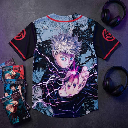 Satoru Gojo Baseball Jersey Jujutsu Kaisen Anime