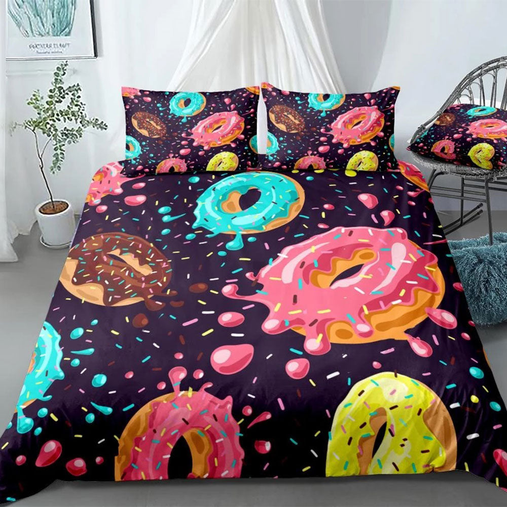 Donuts Duvet Bedding Set