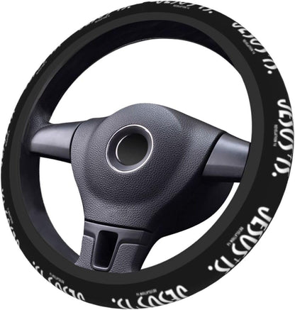 Jesus Steering Wheel Cover Normal Isn't Coming Back But Jesus Is Driving Wheel Cover Black White