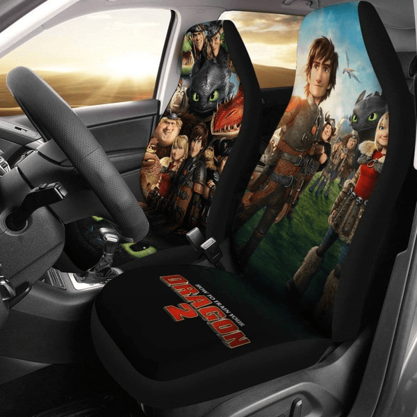 How To Train Your Dragon Car Seat Covers How To Train Your Dragon Characters Seat Covers Colorful