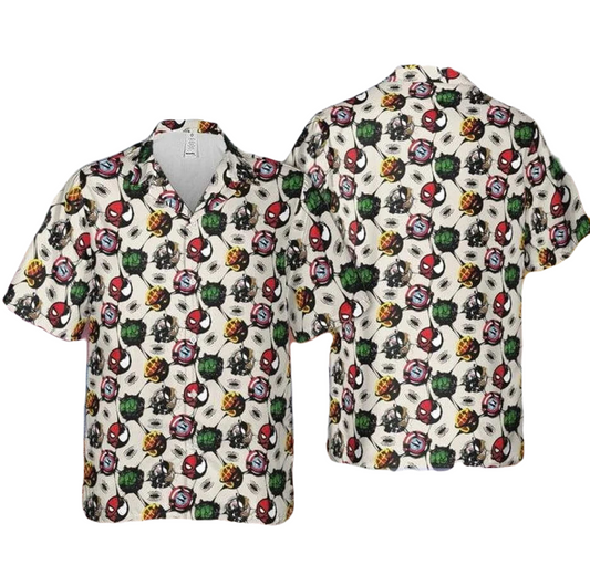 Venom Hawaii Shirt DN Venom With Characters Symbols Pattern Hawaiian Shirt Colorful Unisex