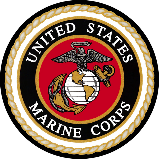 Veteran Spare Tire Cover United States Marine Corps Symbol Tire Covers Black White