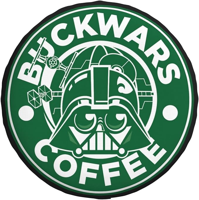 SW Spare Tire Cover Darth Vader Buckwars Coffee Tire Covers Green