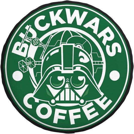 SW Spare Tire Cover Darth Vader Buckwars Coffee Tire Covers Green