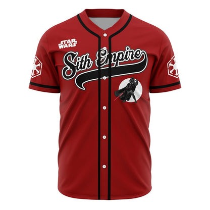 Star Wars Jersey Sith Empire Symbol Vader Star Wars Red Jersey Shirt Star Wars Baseball Jersey For Men