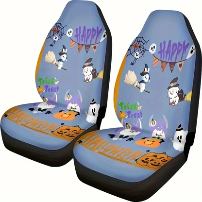 Halloween Car Seat Covers Happy Halloween Trick Or Treat Seat Covers Blue