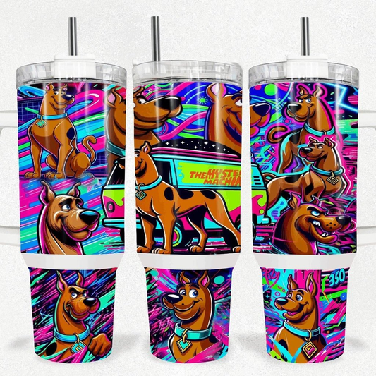 Scooby Doo 40 Oz Tumbler Scooby Doo Face The Mistery Machine Van Tumbler 40 Oz Colorful