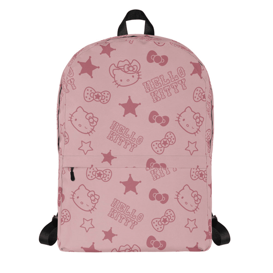 Hello Kitty Backpack Cowboy Hello Kitty Star Ribbon Pattern Backpacks Pink