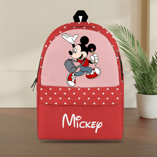 MM Backpack DN MM Goes To School Graphic Backpacks Red