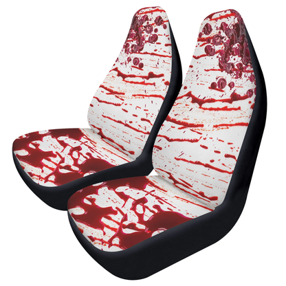 Halloween Car Seat Covers Halloween Spooky Bloody Pattern Seat Covers White Red