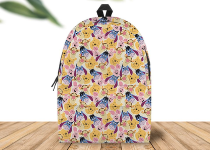 WTP Backpack DN WTP And Friends Doodle Pattern Backpacks Colorful