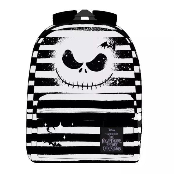 TNBC Backpack Jack Skellington Clothes Details Pattern Backpacks Black White