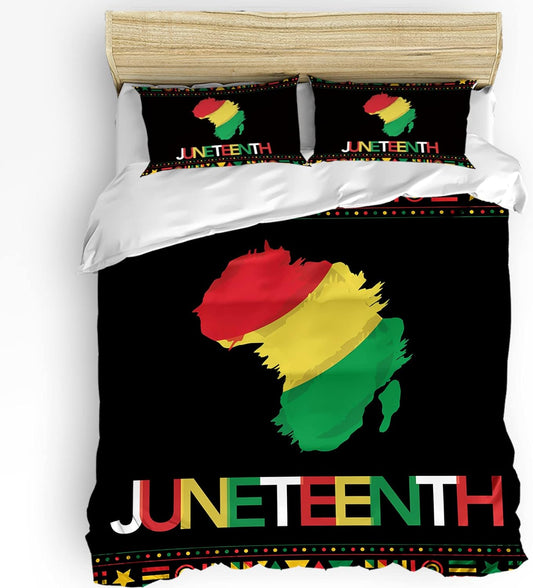 Juneteenth Bedding Set Juneteenth Black History Month Duvet Covers Black Unique Gift