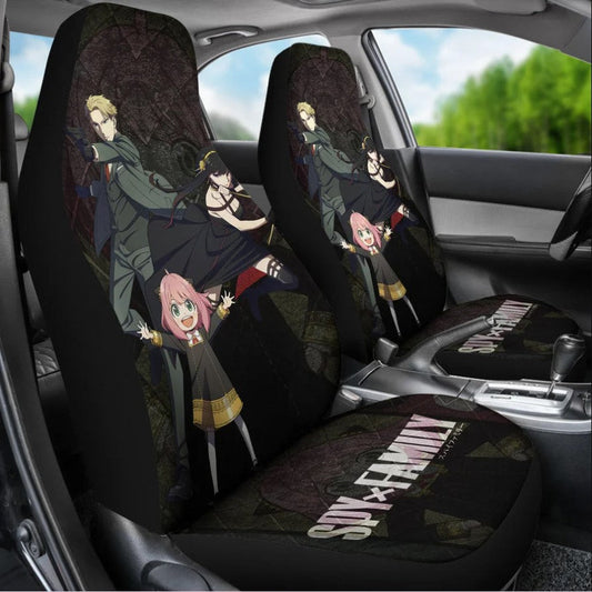 Loid Yor And Anya Forger Spy x Family Car Seat Covers