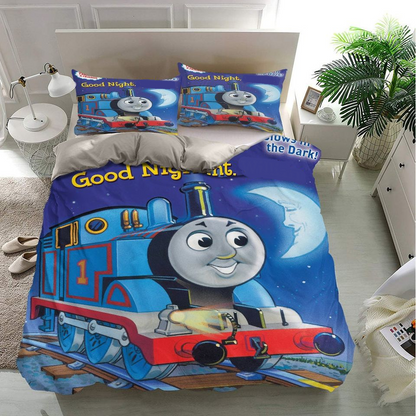 Thomas Train Bedding Set Thomas Train Good Night Duvet Covers Blue Unique Gift