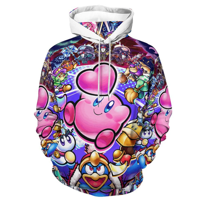 Kirby Hoodie Kirby And Characters Graphic Hoodie Colorful Unisex