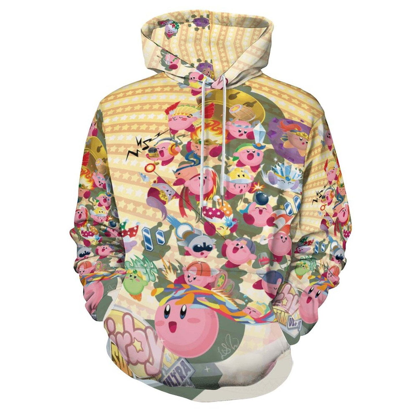 Kirby Hoodie Kirby Super Star Ultra Other Characters Hoodie Colorful Unisex