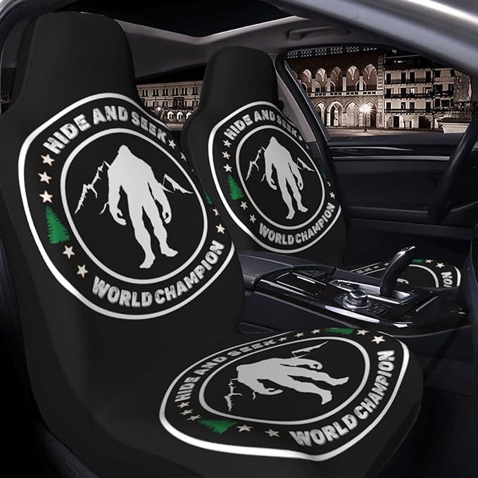 Bigfoot Car Seat Covers Hide And Seek World Champion Seat Covers Black