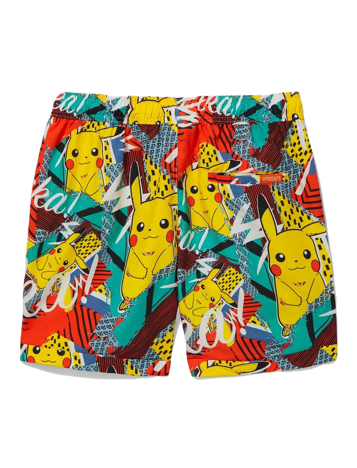 PKM Shorts PKM Pikachu Pika Pattern Beach Shorts Colorful