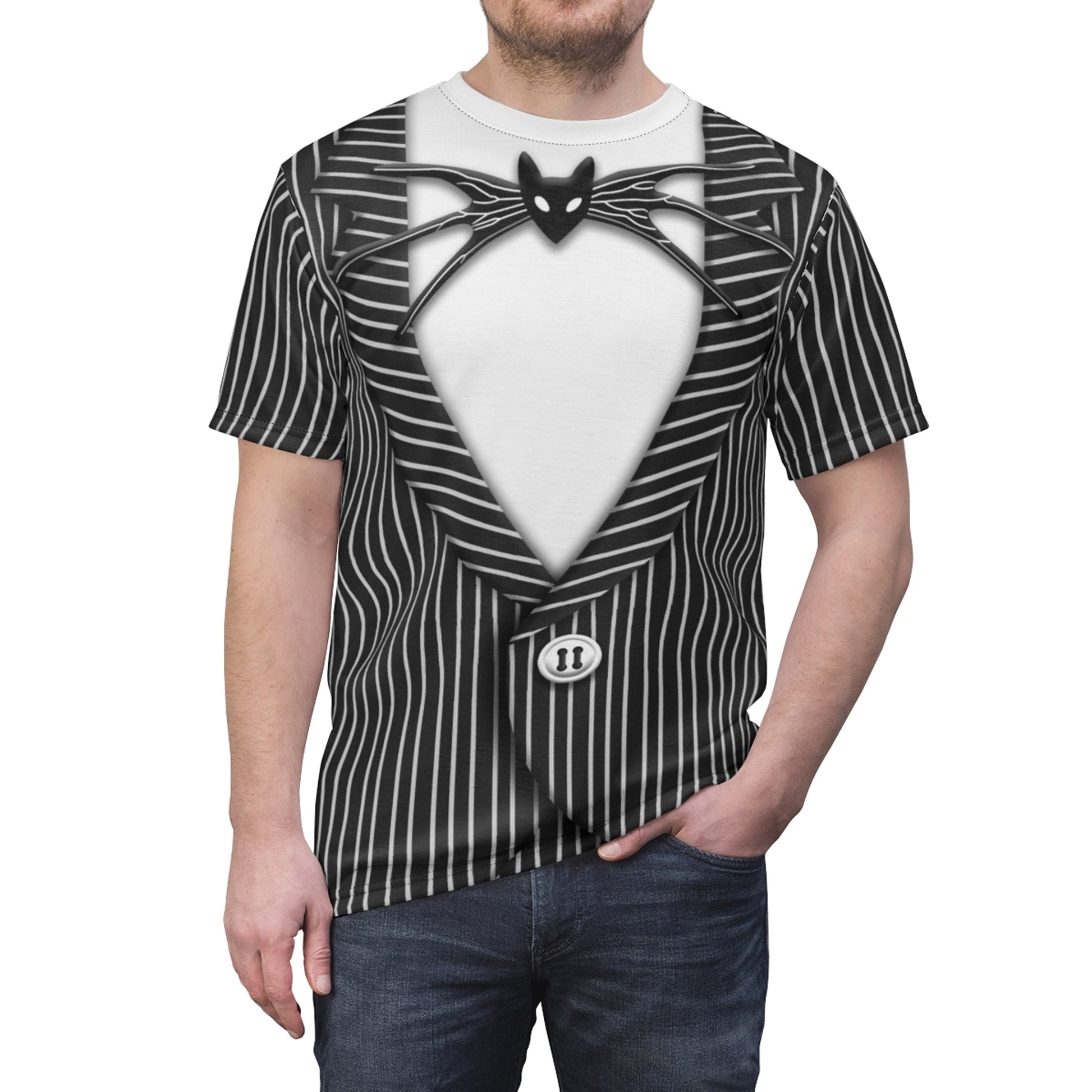 Jack Skellington Nibc Costume T-shirt For Men