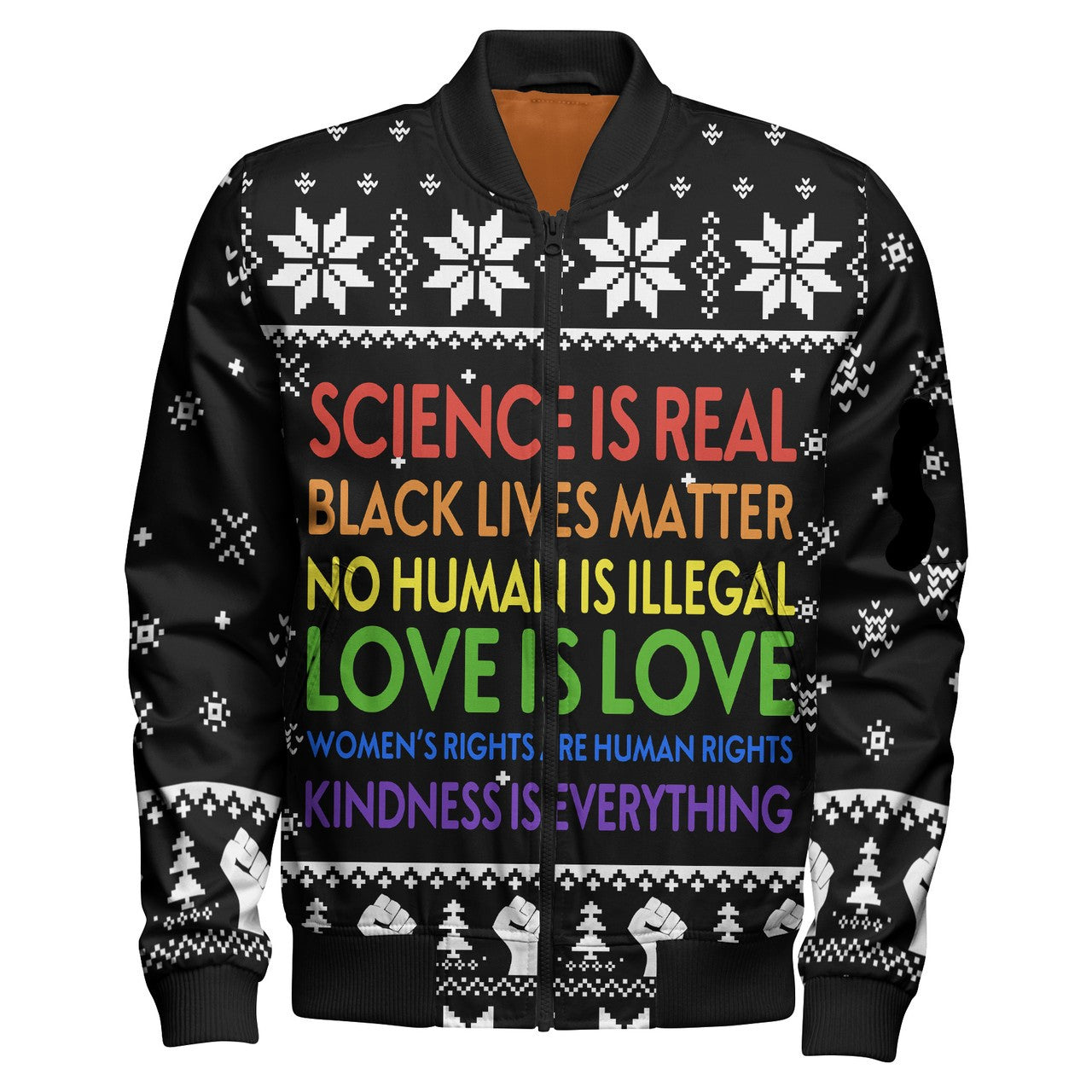 Africa Americans Bomber Jacket Black Lives Matter Kindness Is Everything Bomber Black Unisex