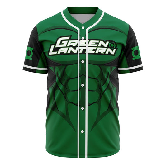 DC Jersey Green Lantern Symbol DC Comics Suit Costume Green Black Jersey Shirt DC Baseball Jersey Green Lantern Baseball Jersey