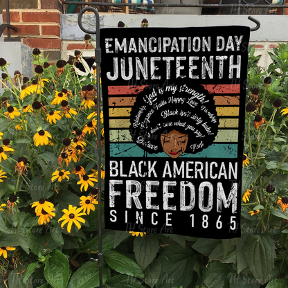 Africa American Flags Black American Freedom From 1865 Flag Black Juneteenth Flag