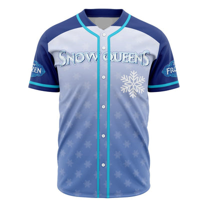 Disney Frozen Jersey Disney Frozen Elsa Snow Queen Blue Jersey Shirt Disney Frozen Baseball Jersey Elsa Baseball Jersey